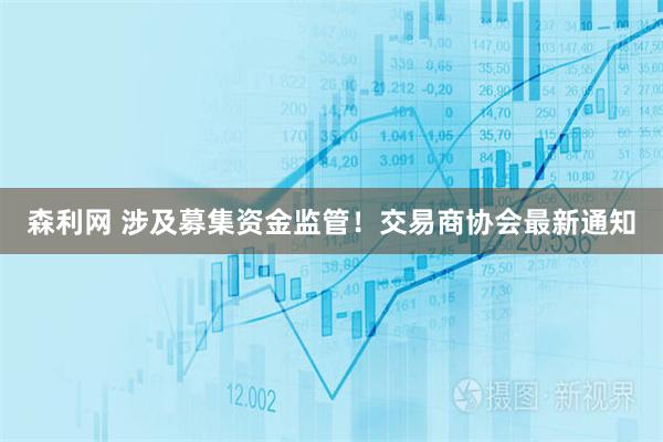 森利网 涉及募集资金监管！交易商协会最新通知