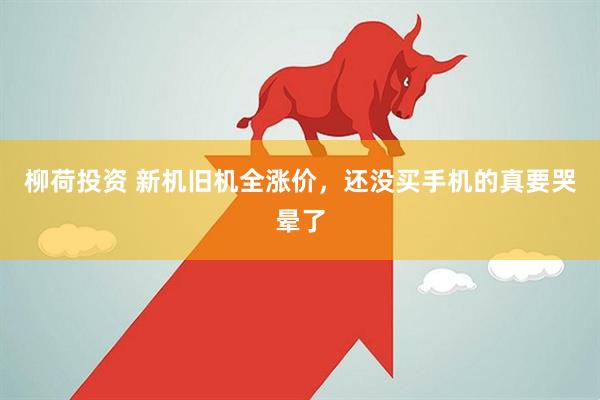 柳荷投资 新机旧机全涨价，还没买手机的真要哭晕了